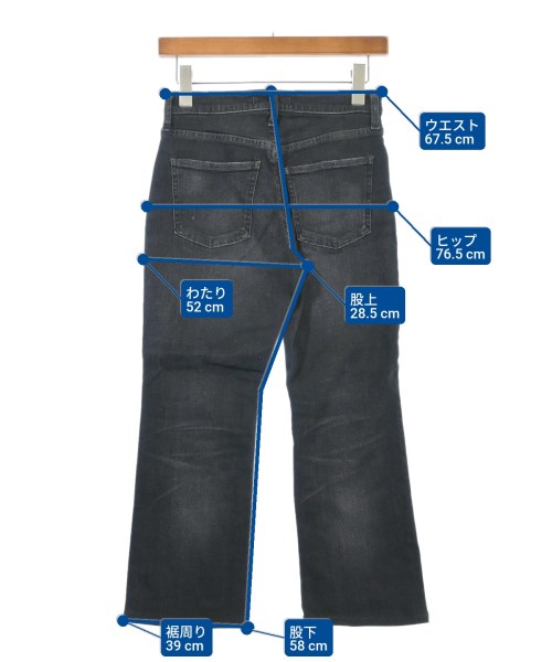 RED CARD（レッドカード）デニムパンツ 黒 サイズ:23(XS位) レディース/2200610964398