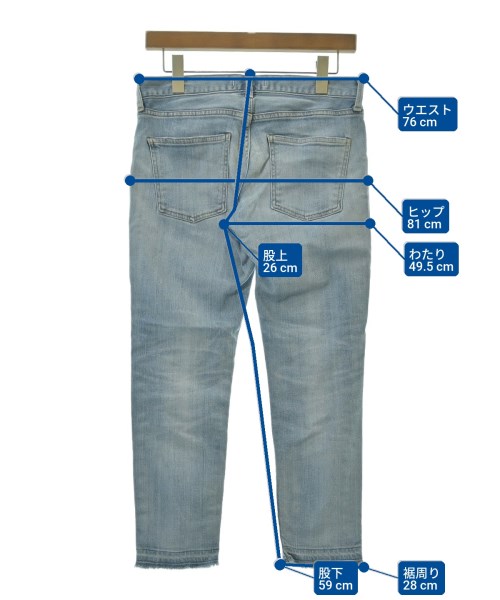RED CARD（レッドカード）デニムパンツ 青 サイズ:24(S位) レディース/2200622518022