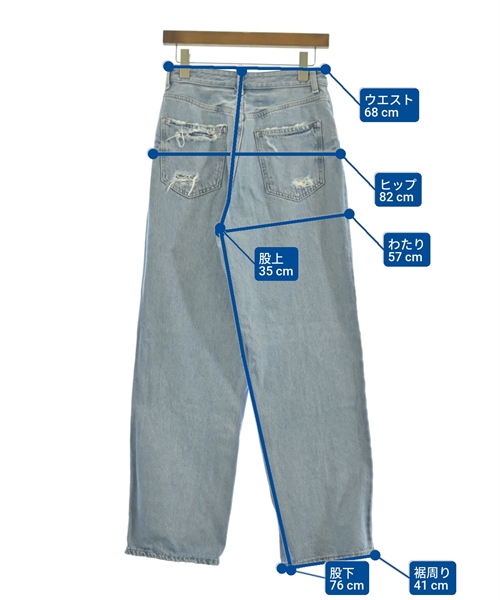 RED CARD（レッドカード）デニムパンツ 青 サイズ:25(S位) レディース/2200627113017