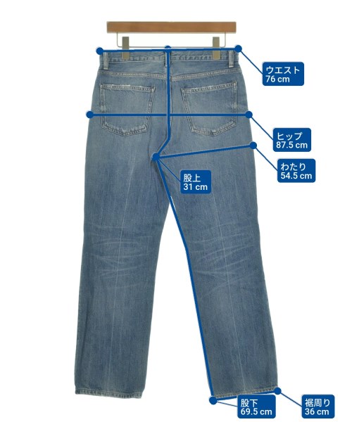 RED CARD（レッドカード）デニムパンツ 青 サイズ:25(S位) レディース/2200627113024