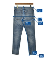 RED CARD（レッドカード）デニムパンツ 青 サイズ:22(XXS位) レディース/2200628028013