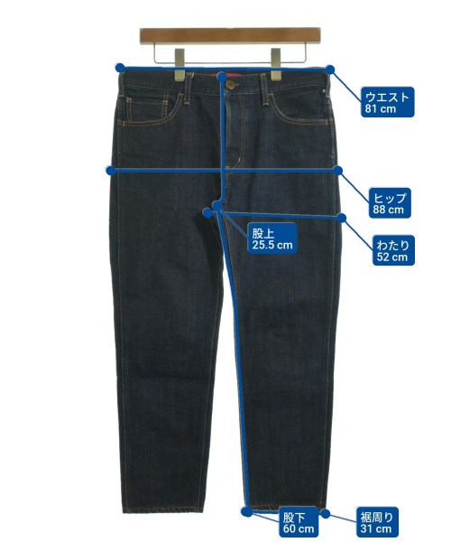 RED CARD（レッドカード）デニムパンツ 紺 サイズ:30(XL位) レディース/2200629607118