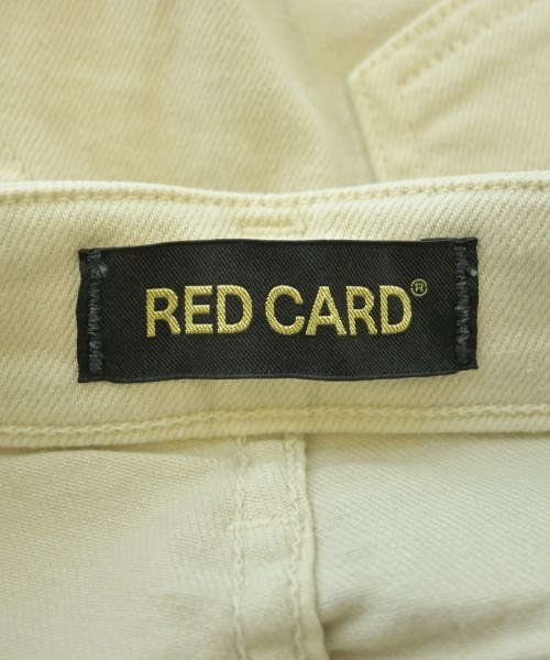 RED CARD（レッドカード）デニムパンツ 白 サイズ:22(XS位) レディース/2200606443104