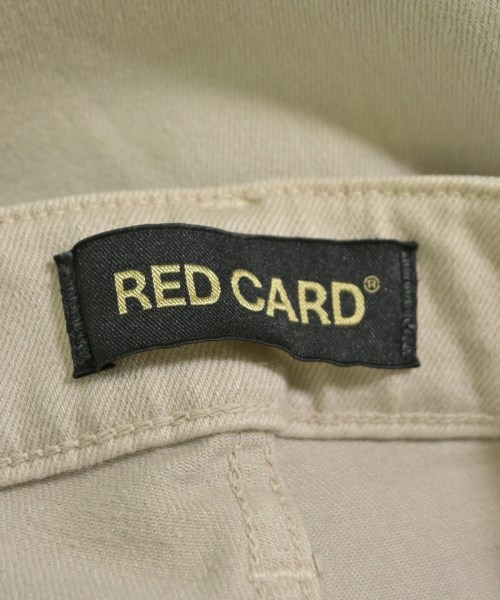 RED CARD（レッドカード）デニムパンツ ベージュ サイズ:23(XS位) レディース/2200609392010