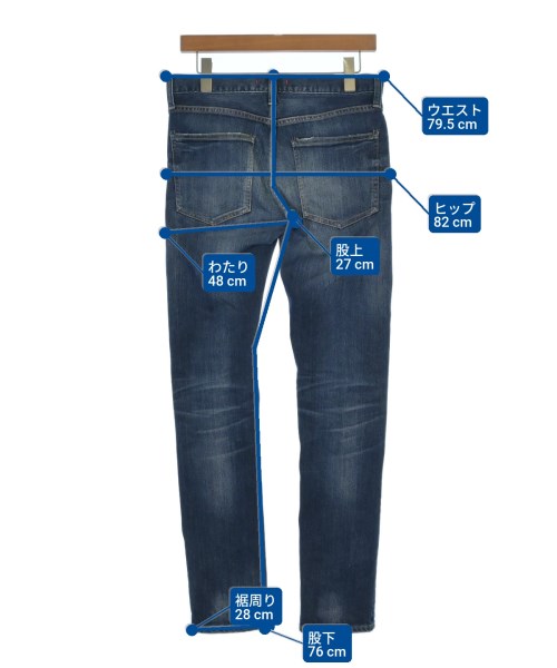 RED CARD（レッドカード）デニムパンツ 青 サイズ:28(L位) レディース/2200617069010
