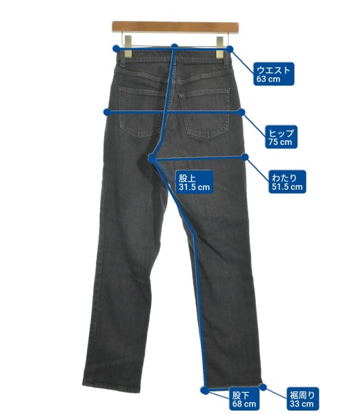 RED CARD（レッドカード）デニムパンツ 黒 サイズ:24(S位) レディース/2200618046034