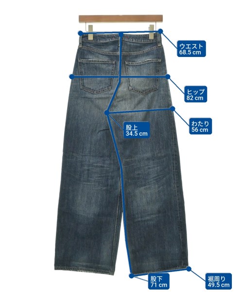 RED CARD（レッドカード）デニムパンツ 青 サイズ:24(S位) レディース/2200618551033