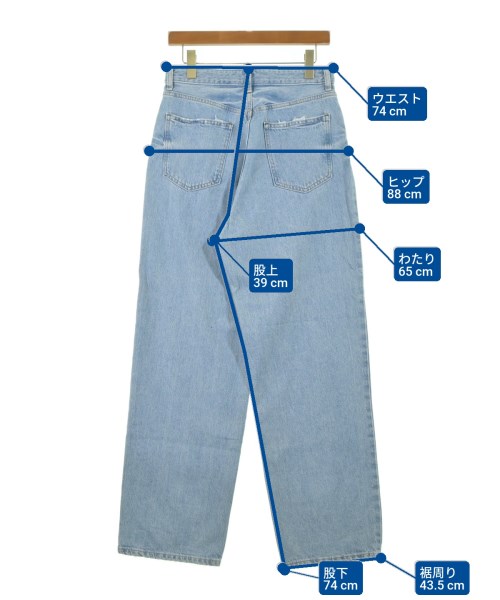 RED CARD（レッドカード）デニムパンツ 青 サイズ:26(M位) レディース/2200610965067