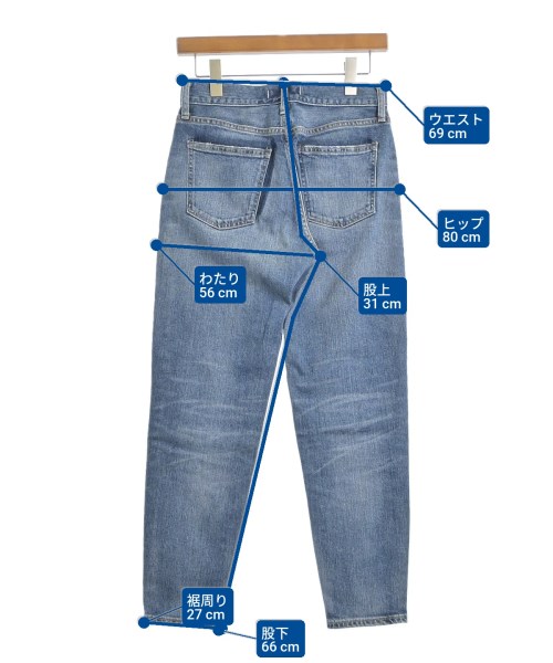 RED CARD（レッドカード）デニムパンツ 青 サイズ:23(XS位) レディース/2200619678050