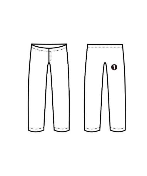 RED CARD（レッドカード）デニムパンツ 青 サイズ:24(S位) レディース/2200615975085