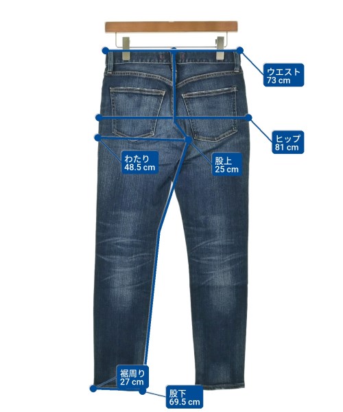 RED CARD（レッドカード）デニムパンツ 紺 サイズ:23(XS位) レディース/2200616391167
