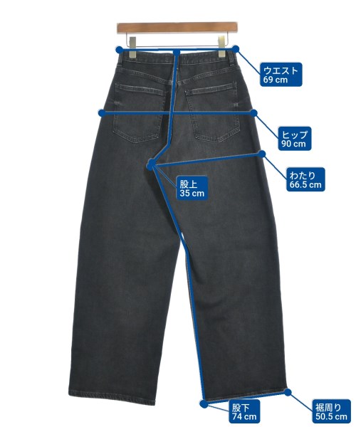 RED CARD（レッドカード）デニムパンツ 黒 サイズ:25(S位) レディース/2200669487039