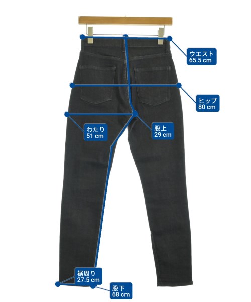 RED CARD（レッドカード）デニムパンツ 黒 サイズ:23(XS位) レディース/2200673753014