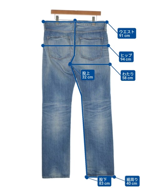 RED CARD（レッドカード）デニムパンツ 紺 サイズ:34(XL位) メンズ/2200680485021