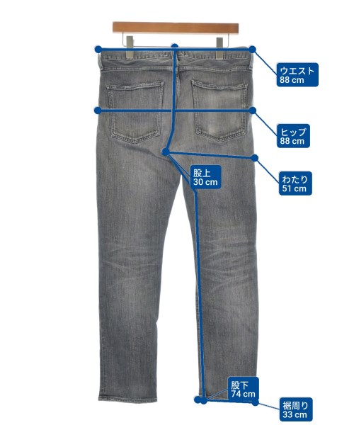 RED CARD（レッドカード）デニムパンツ グレー サイズ:32(L位) メンズ/2200680485038