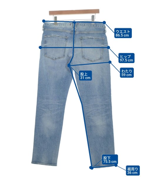 RED CARD（レッドカード）デニムパンツ 青 サイズ:34(XL位) メンズ/2200650641112