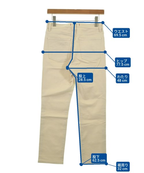 RED CARD（レッドカード）デニムパンツ 白 サイズ:24(S位) レディース/2200657412104