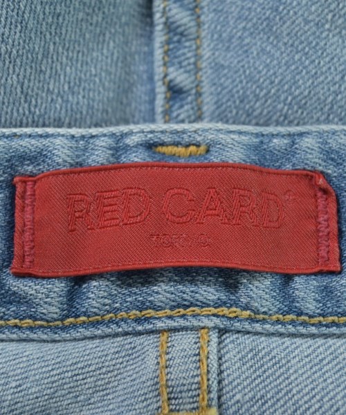 RED CARD（レッドカード）デニムパンツ 青 サイズ:22(XS位) レディース/2200657776046