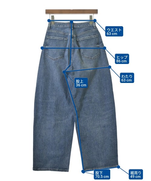 RED CARD（レッドカード）デニムパンツ 青 サイズ:24(S位) レディース/2200660798103