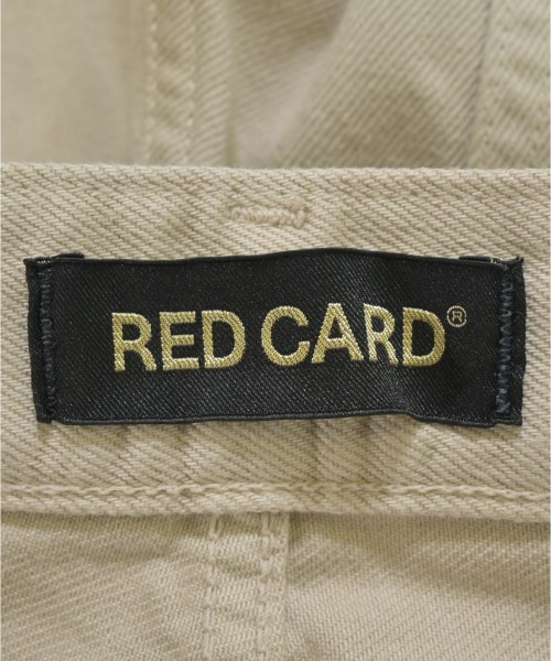RED CARD（レッドカード）デニムパンツ ベージュ サイズ:22(XS位) レディース/2200709134077