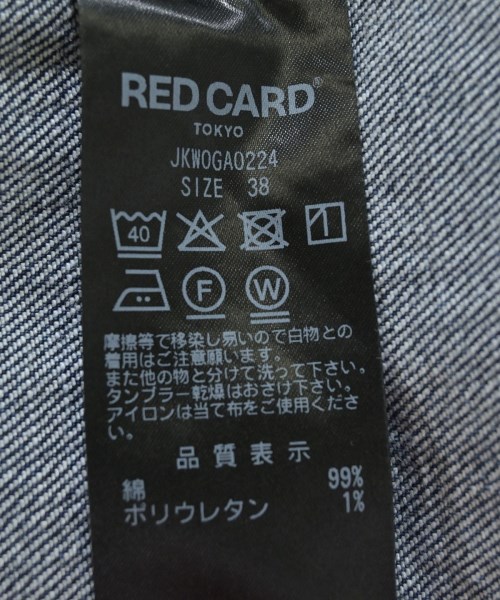 RED CARD（レッドカード）デニムジャケット 青 サイズ:38(M位) レディース/2200713631012