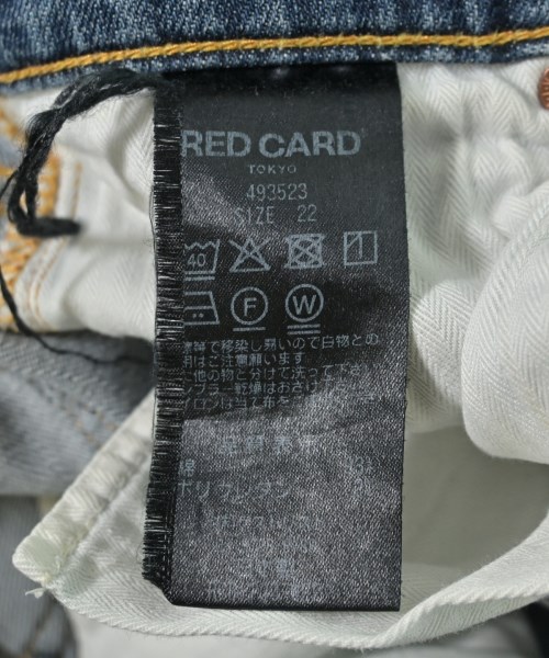 RED CARD（レッドカード）デニムパンツ 紺 サイズ:22(XS位) レディース/2200714433028