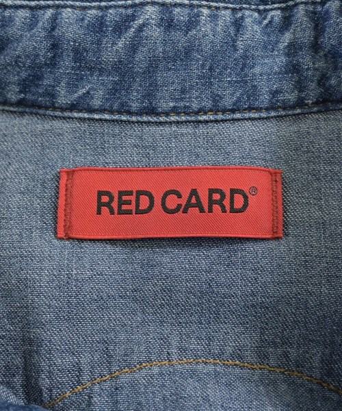 RED CARD（レッドカード）カジュアルシャツ 青 サイズ:0(XS位) レディース/2200708845097