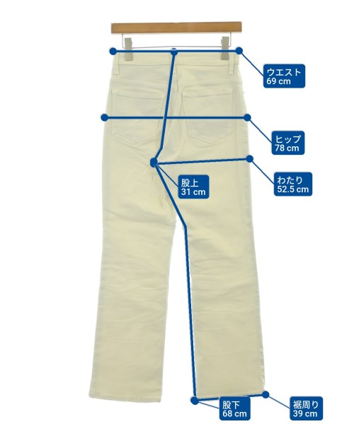 RED CARD（レッドカード）デニムパンツ 白 サイズ:24(S位) レディース/2200638093018