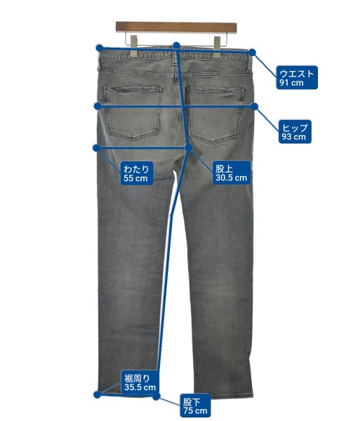 RED CARD（レッドカード）デニムパンツ 黒 サイズ:33(L位) メンズ/2200639577135