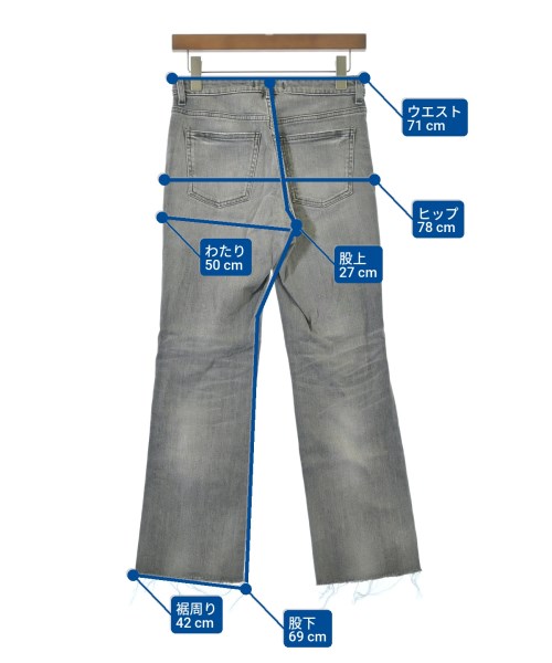 RED CARD（レッドカード）デニムパンツ グレー サイズ:23(XS位) レディース/2200641807107