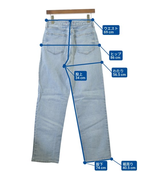 RED CARD（レッドカード）デニムパンツ 青 サイズ:26(M位) レディース/2200646238012