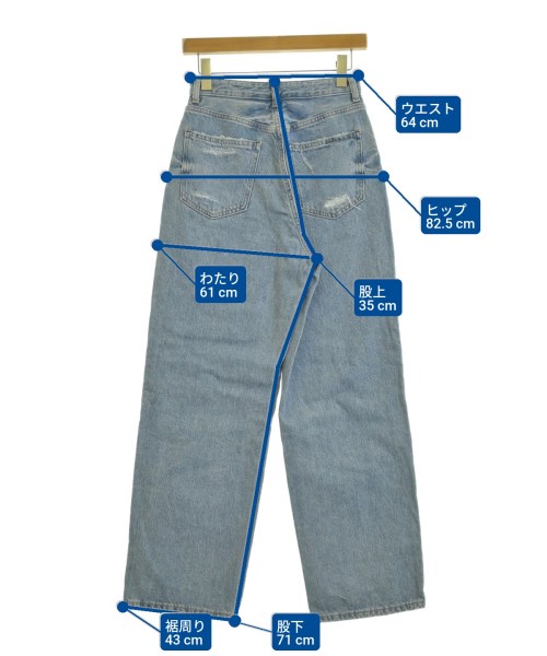 RED CARD（レッドカード）デニムパンツ 青 サイズ:23(XS位) レディース/2200646855066