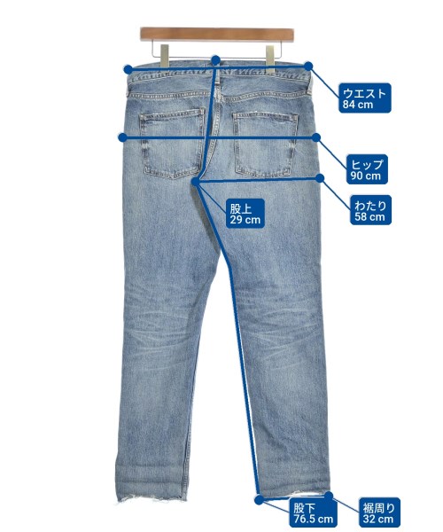 RED CARD（レッドカード）デニムパンツ 青 サイズ:29(L位) レディース/2200652417098
