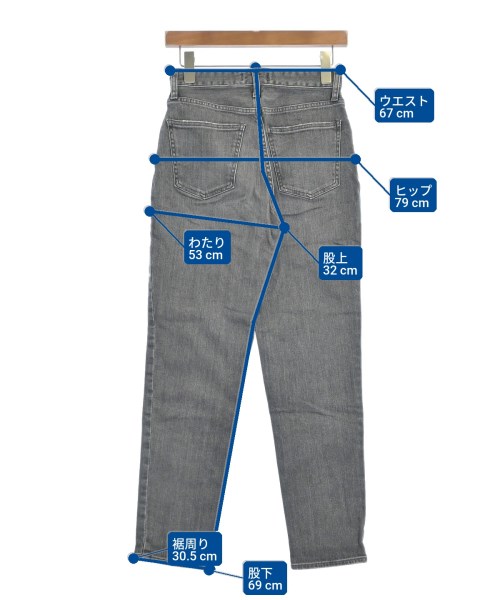 RED CARD（レッドカード）デニムパンツ グレー サイズ:24(S位) レディース/2200652866025