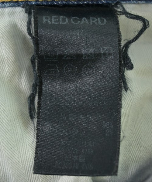 RED CARD（レッドカード）デニムパンツ 青 サイズ:21(XXS位) レディース/2200703965011