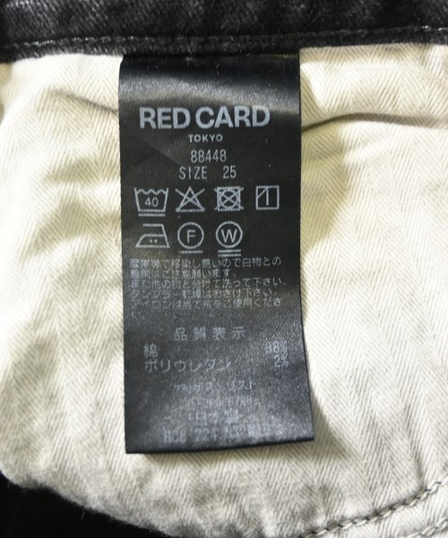 RED CARD（レッドカード）デニムパンツ 黒 サイズ:25(S位) レディース/2200705120081