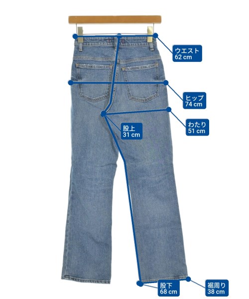 RED CARD（レッドカード）デニムパンツ 青 サイズ:22(XXS位) レディース/2200663231010