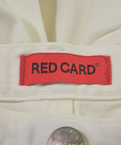 RED CARD（レッドカード）デニムパンツ 白 サイズ:23(XS位) レディース/2200661749067