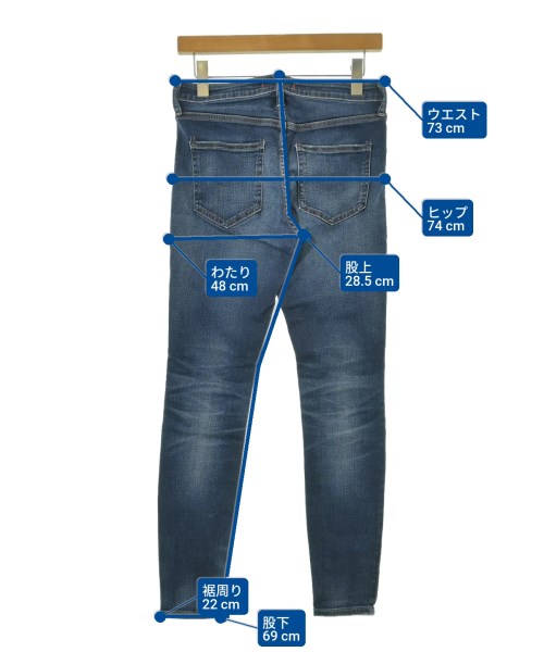 RED CARD（レッドカード）デニムパンツ 青 サイズ:25(S位) レディース/2200663581016