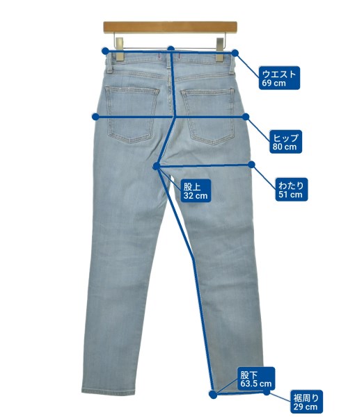 RED CARD（レッドカード）デニムパンツ 青 サイズ:24(S位) レディース/2200664217143