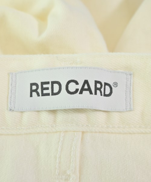 RED CARD（レッドカード）デニムパンツ 白 サイズ:23(XS位) レディース/2200668854085