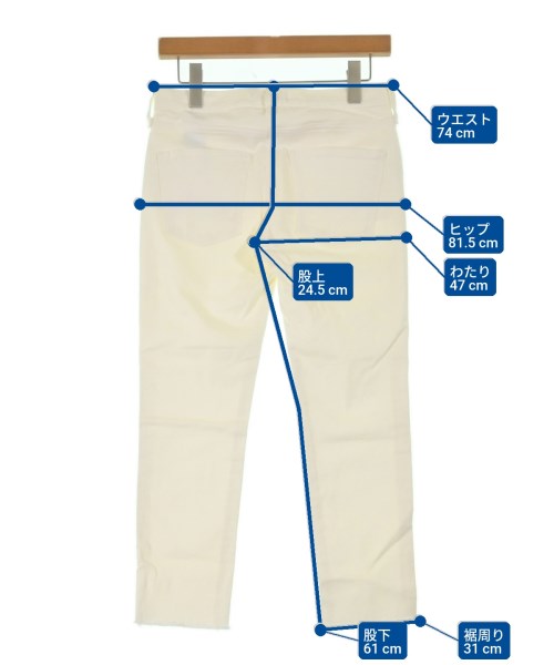 RED CARD（レッドカード）デニムパンツ 白 サイズ:23(XS位) レディース/2200668854085