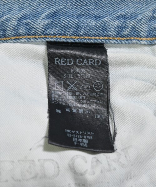 RED CARD（レッドカード）デニムパンツ 青 サイズ:31(XL位) メンズ/2200667657038
