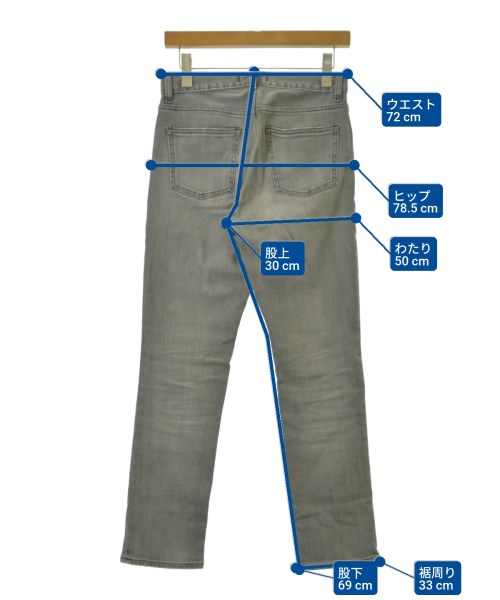 RED CARD（レッドカード）デニムパンツ グレー サイズ:23(XS位) レディース/2200671400033