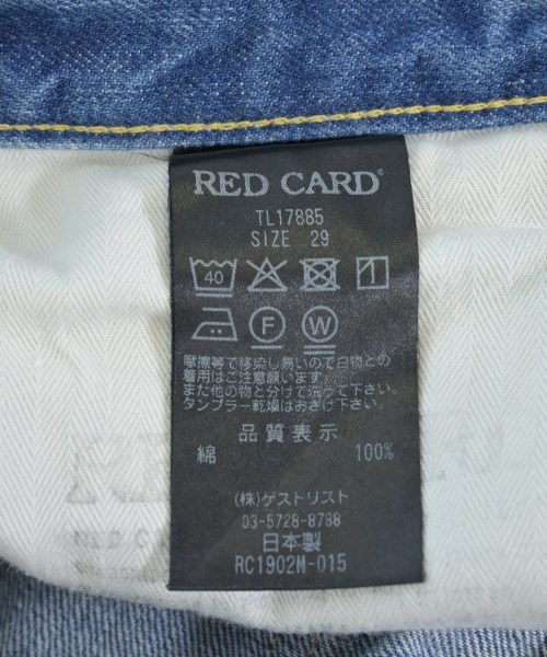 RED CARD（レッドカード）デニムパンツ 紺 サイズ:29(L位) レディース/2200725446284