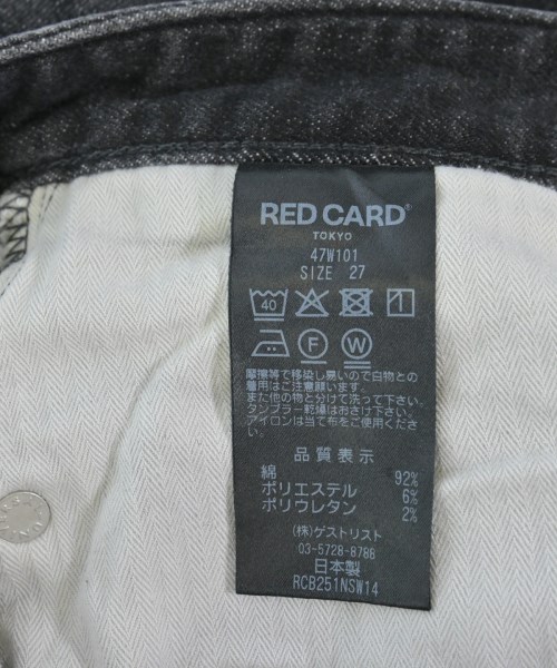 RED CARD（レッドカード）デニムパンツ 黒 サイズ:27(M位) レディース/2200732688035