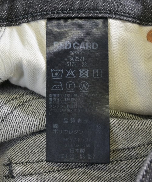RED CARD（レッドカード）デニムパンツ 黒 サイズ:23(XS位) レディース/2200726156052