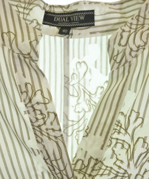 DUAL VIEW（デュアルビュー）カジュアルシャツ 白 サイズ:40(M位) レディース/2200619766023
