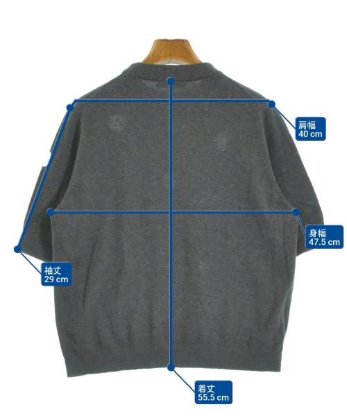 DUAL VIEW（デュアルビュー）ニット・セーター グレー サイズ:42(L位) レディース/2200630688151