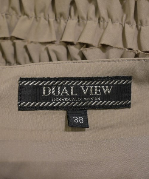 DUAL VIEW（デュアルビュー）ひざ丈スカート ベージュ サイズ:38(M位) レディース/2200610804199